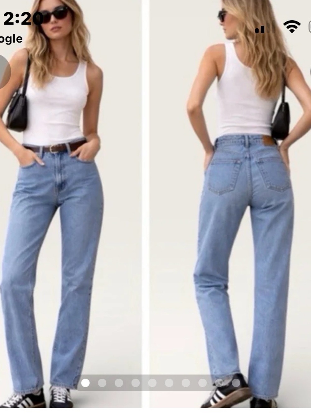 Ralph Lauren Saturday Classic High-Rise Straight Leg Jeans Sz 12x33 long